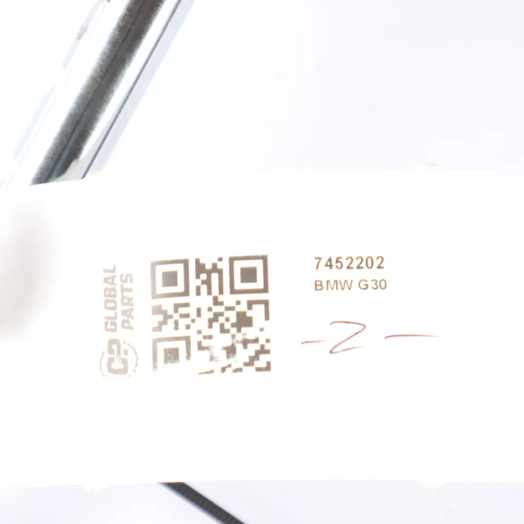 Headrest Rear Left Right N/O/S Seat Black Leather Schwarz to BMW G30 with Part number 7452202 BMW G30 Headrest Rear Left Right N/O/S Seat Black Leather Schwarz - SKU 7452202 - Part number 7452202