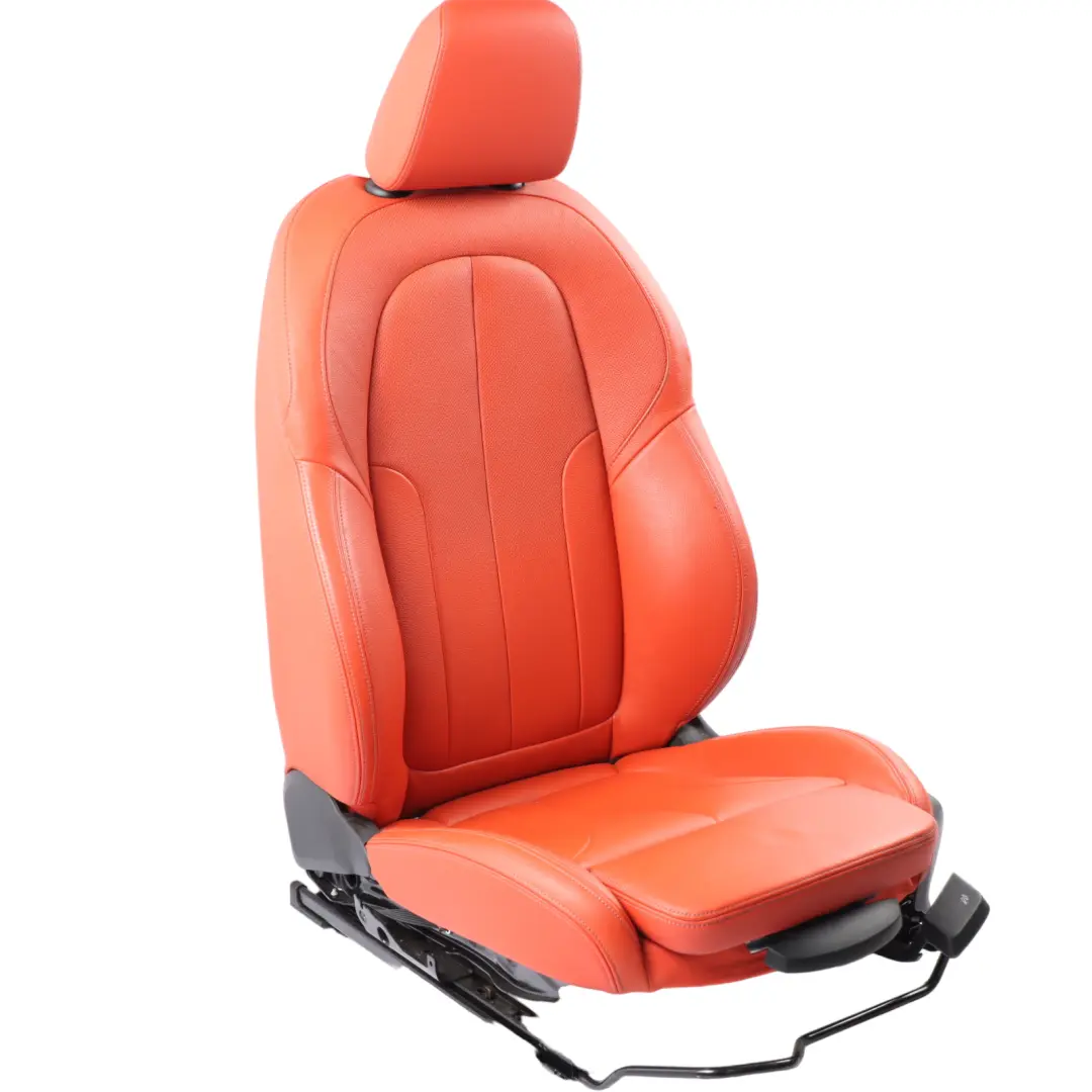 Front Seat BMW F39 Left N/S Sport Heated Leather Dakota Perforated Magma Red to with Part number 7454361 Front Seat BMW F39 Left N/S Sport Heated Leather Dakota Perforated Magma Red - SKU 7454361-1 - Part number 7454361