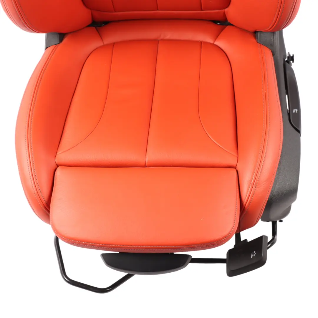 Front Seat BMW F39 Left N/S Sport Heated Leather Dakota Perforated Magma Red to with Part number 7454361 Front Seat BMW F39 Left N/S Sport Heated Leather Dakota Perforated Magma Red - SKU 7454361-1 - Part number 7454361