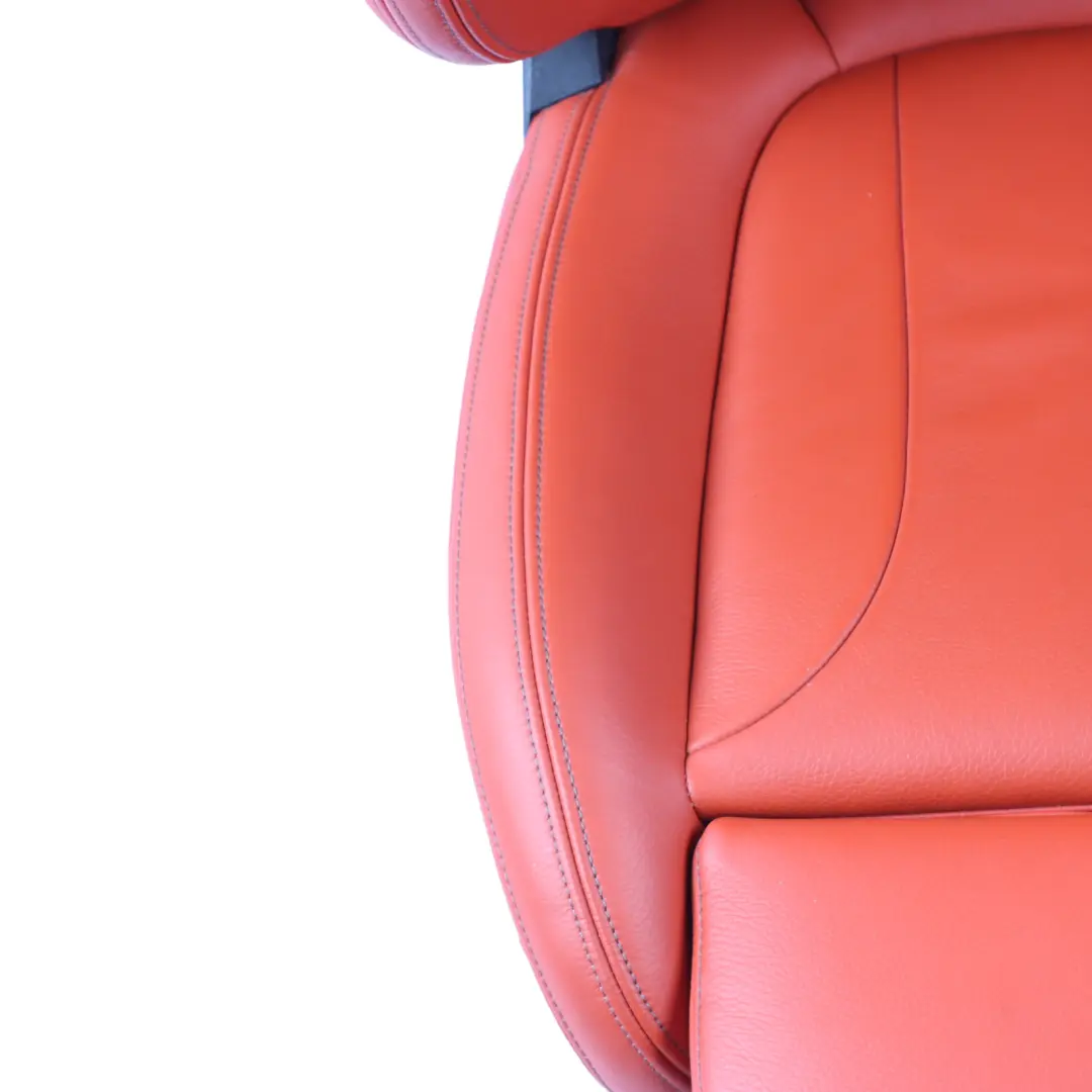 Front Seat BMW F39 Left N/S Sport Heated Leather Dakota Perforated Magma Red to with Part number 7454361 Front Seat BMW F39 Left N/S Sport Heated Leather Dakota Perforated Magma Red - SKU 7454361-1 - Part number 7454361
