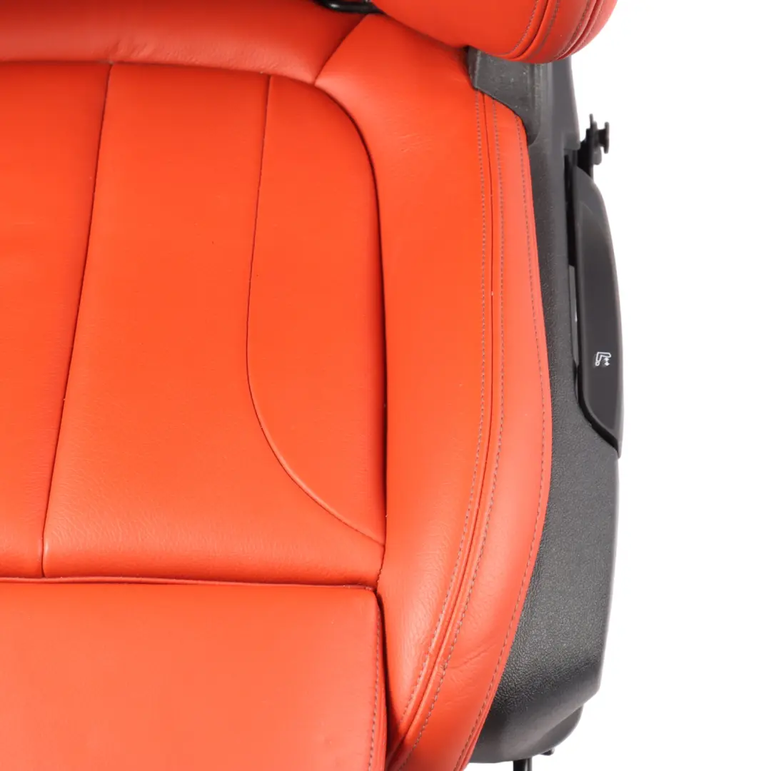 Front Seat BMW F39 Left N/S Sport Heated Leather Dakota Perforated Magma Red to with Part number 7454361 Front Seat BMW F39 Left N/S Sport Heated Leather Dakota Perforated Magma Red - SKU 7454361-1 - Part number 7454361
