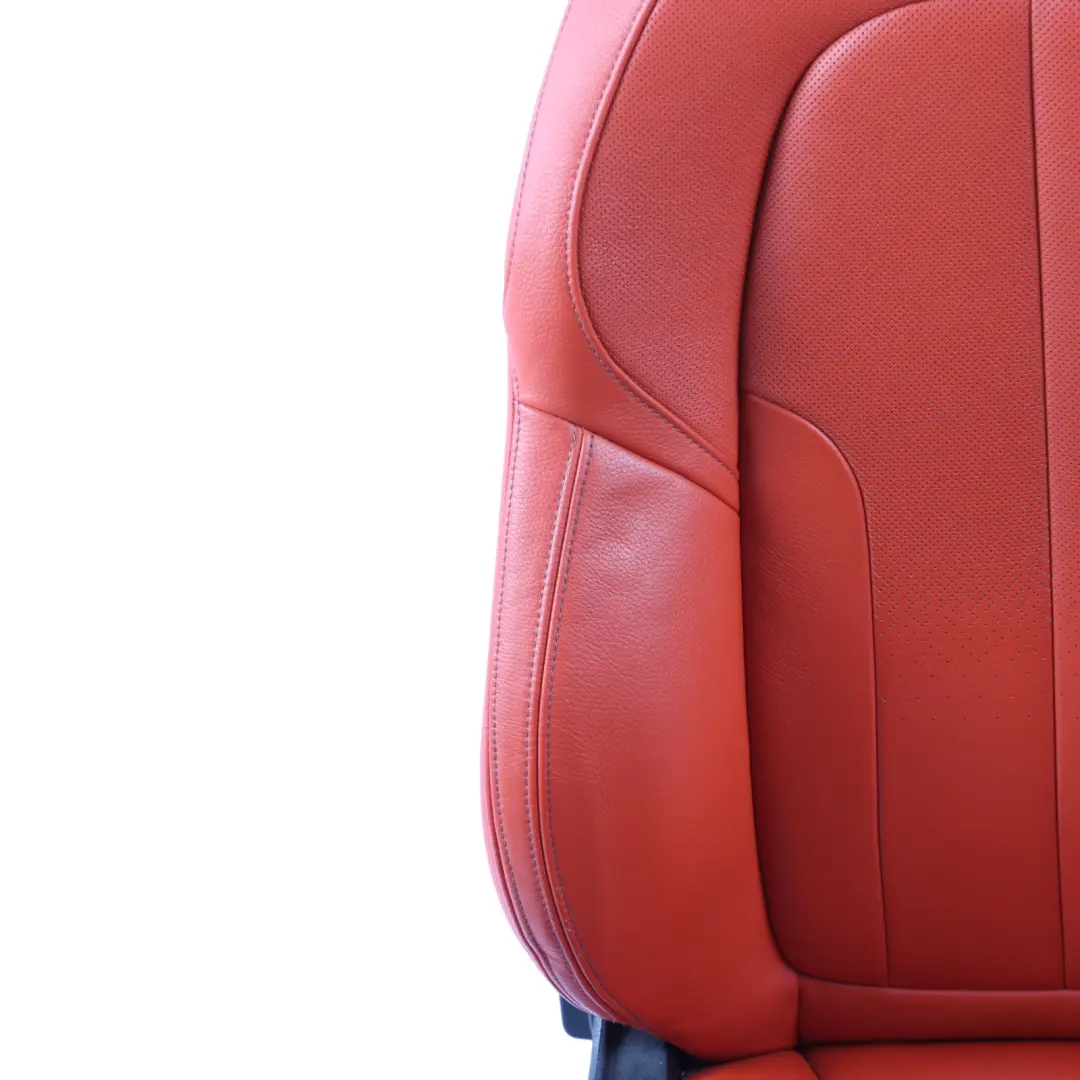 Front Seat BMW F39 Right O/S Sport Heated Leather Dakota Perforated Magma Red to with Part number 7454362 Front Seat BMW F39 Right O/S Sport Heated Leather Dakota Perforated Magma Red - SKU 7454362-1 - Part number 7454362