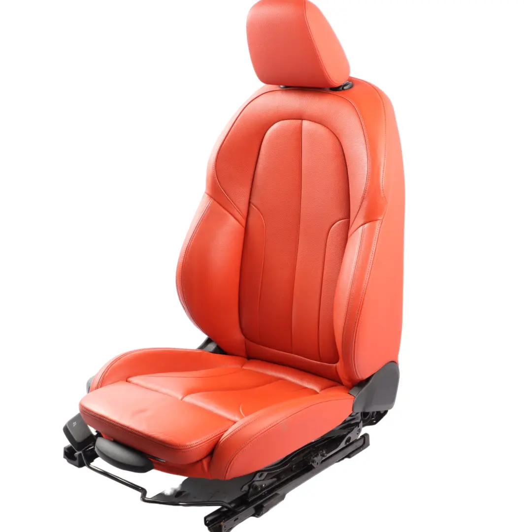 Front Seat BMW F39 Right O/S Sport Heated Leather Dakota Perforated Magma Red to with Part number 7454362 Front Seat BMW F39 Right O/S Sport Heated Leather Dakota Perforated Magma Red - SKU 7454362-1 - Part number 7454362