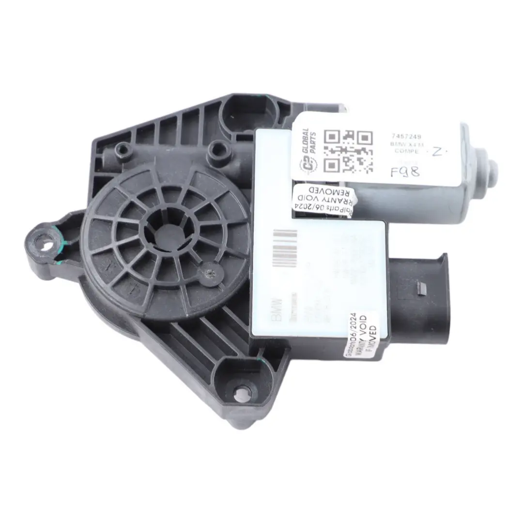Window Lifter Motor Front Right O/S Regulator Drive to BMW X3 G01 with Part number 7457249 BMW X3 G01 Window Lifter Motor Front Right O/S Regulator Drive - SKU 7457249 - Part number 7457249