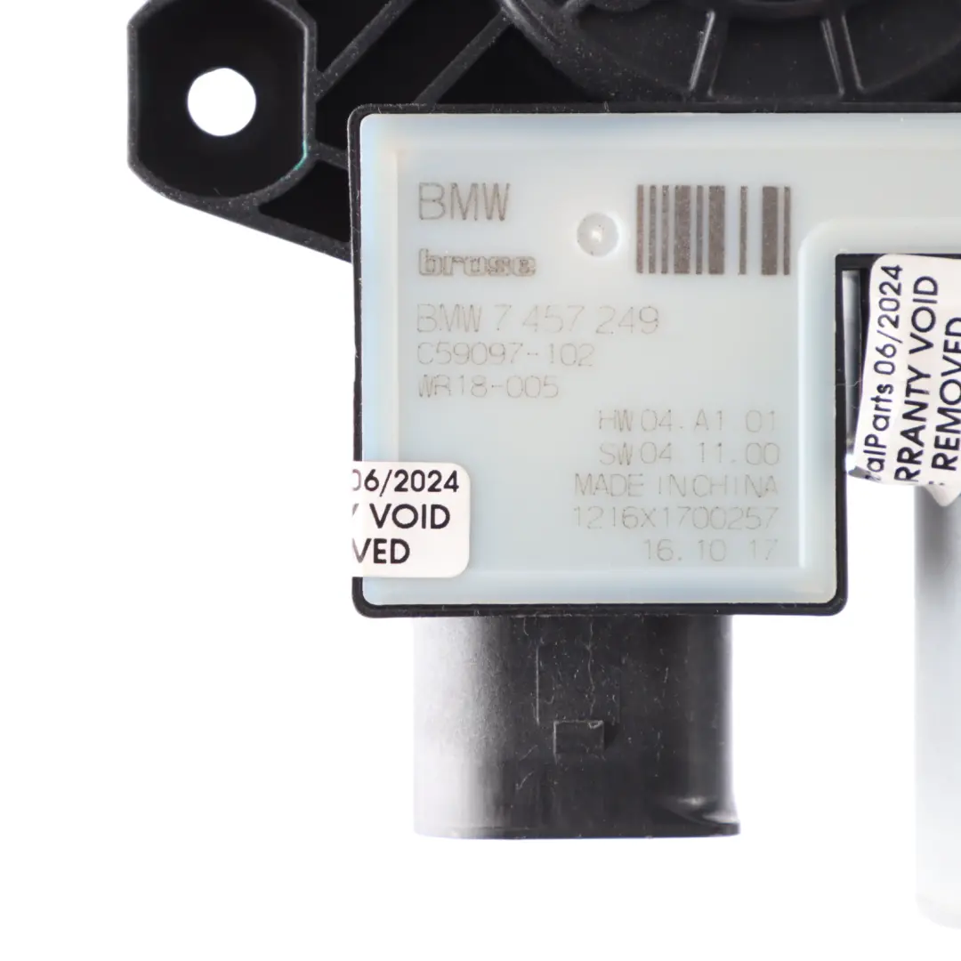 Fenster Heber Motor Vorne Rechts Regulator Drive für BMW X3 G01 mit Teilenummer 7457249 BMW X3 G01 Fenster Heber Motor Vorne Rechts Regulator Drive - SKU 7457249 - Teilenummer 7457249