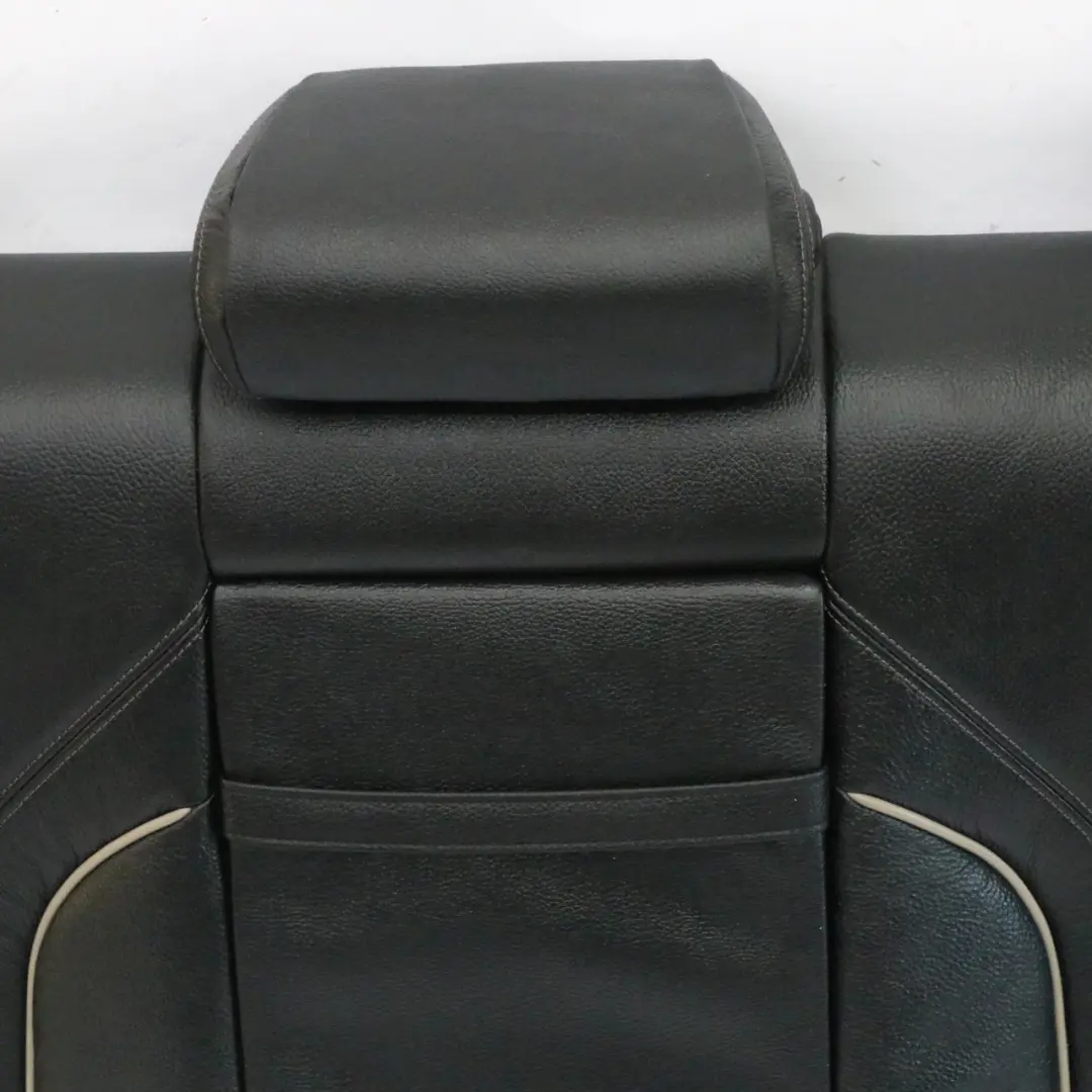 Backrest Rear Seat Leather Black White Accents to BMW G30 Sedan with Part number 7457762 BMW G30 Sedan Backrest Rear Seat Leather Black White Accents - SKU 7457762 - Part number 7457762
