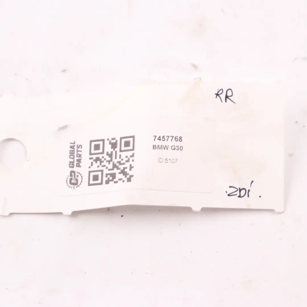 Backrest Rear Right O/S Back Cover Leather Dakota Ivory White to BMW G30 Seat with Part number 7457768 BMW G30 Seat Backrest Rear Right O/S Back Cover Leather Dakota Ivory White - SKU 7457768 - Part number 7457768