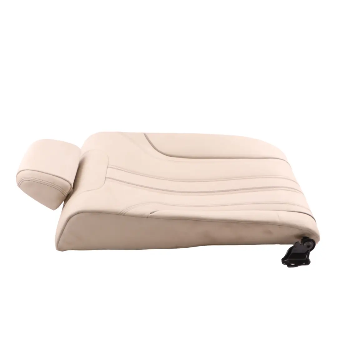 Backrest Rear Right O/S Back Cover Leather Dakota Ivory White to BMW G30 Seat with Part number 7457768 BMW G30 Seat Backrest Rear Right O/S Back Cover Leather Dakota Ivory White - SKU 7457768 - Part number 7457768