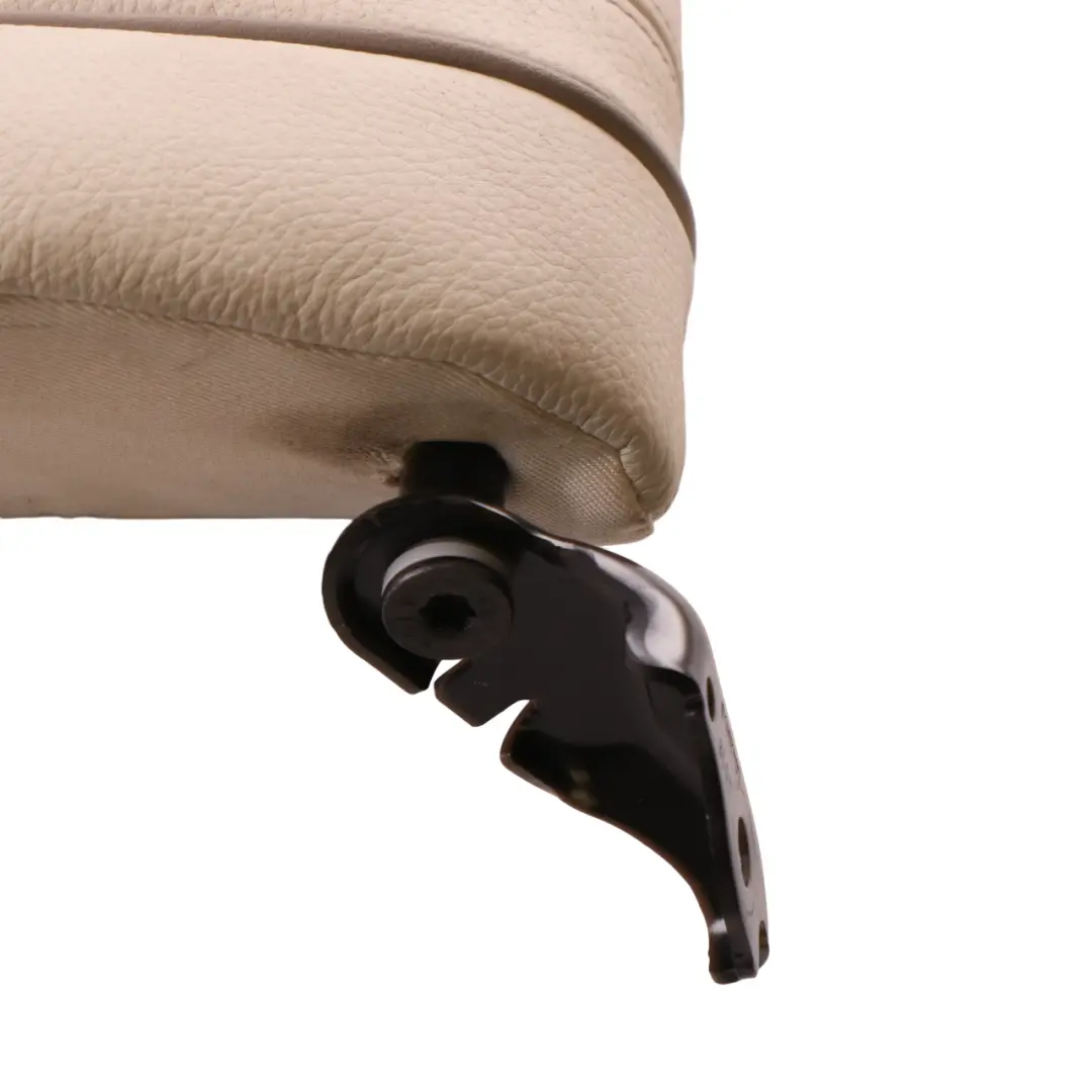 Backrest Rear Right O/S Back Cover Leather Dakota Ivory White to BMW G30 Seat with Part number 7457768 BMW G30 Seat Backrest Rear Right O/S Back Cover Leather Dakota Ivory White - SKU 7457768 - Part number 7457768