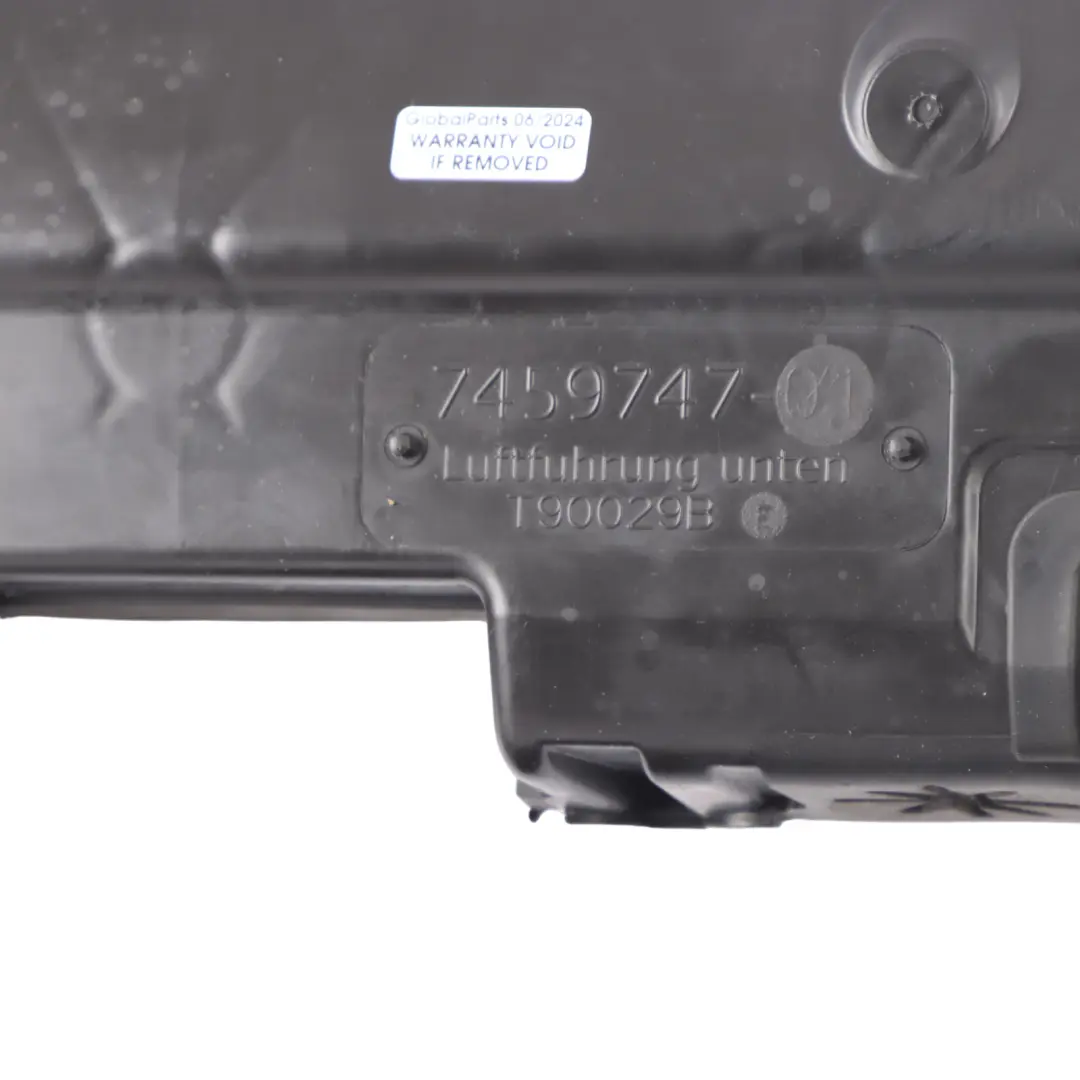 Shutter Air Intake Lower Lock Carrier Air Frame Guide to BMW F40 with Part number 7459747 BMW F40 Shutter Air Intake Lower Lock Carrier Air Frame Guide - SKU 7459747 - Part number 7459747