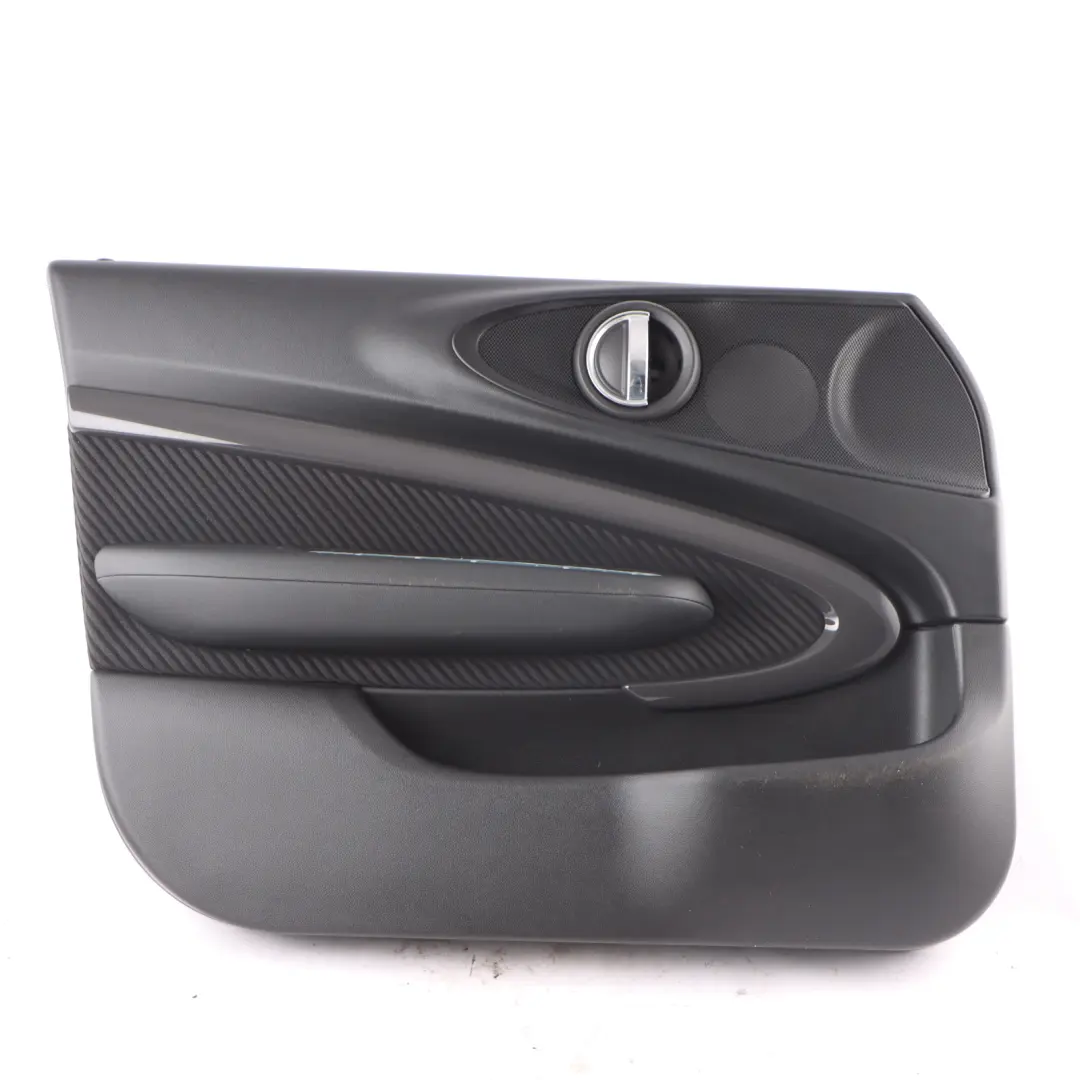 Door Card Trim Front Left N/S Lining Cloth Leather Carbon Black to Mini F54 LCI with Part number 7462997 Mini F54 LCI Door Card Trim Front Left N/S Lining Cloth Leather Carbon Black - SKU 7462997 - Part number 7462997