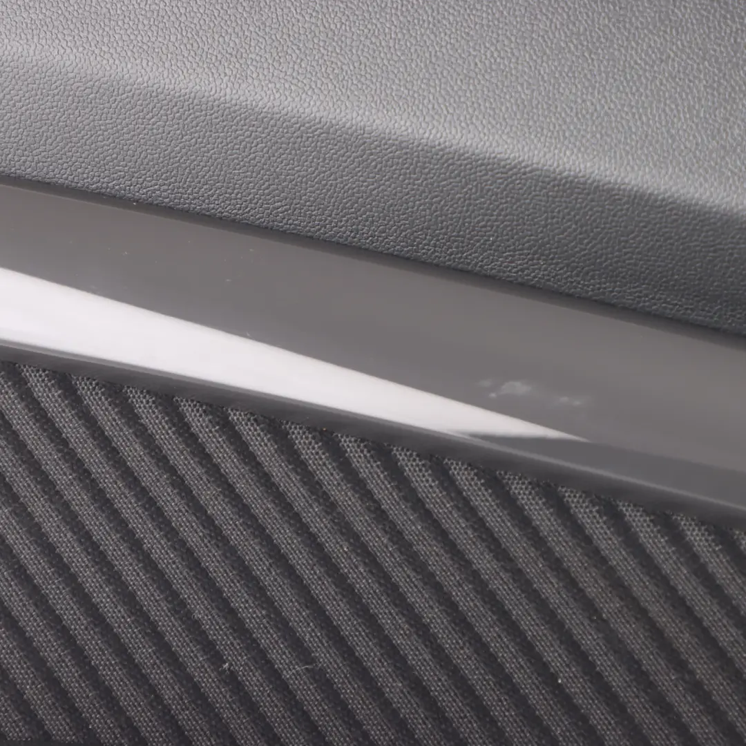 Door Card Trim Front Left N/S Lining Cloth Leather Carbon Black to Mini F54 LCI with Part number 7462997 Mini F54 LCI Door Card Trim Front Left N/S Lining Cloth Leather Carbon Black - SKU 7462997 - Part number 7462997