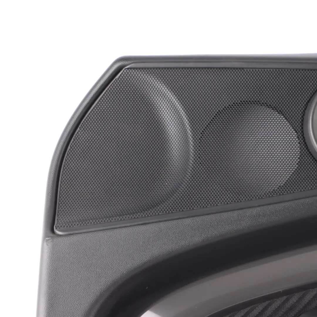 Door Card Trim Front Right O/S Lining Cloth Leather Carbon Black to Mini F54 LCI with Part number 7462998 Mini F54 LCI Door Card Trim Front Right O/S Lining Cloth Leather Carbon Black - SKU 7462998 - Part number 7462998