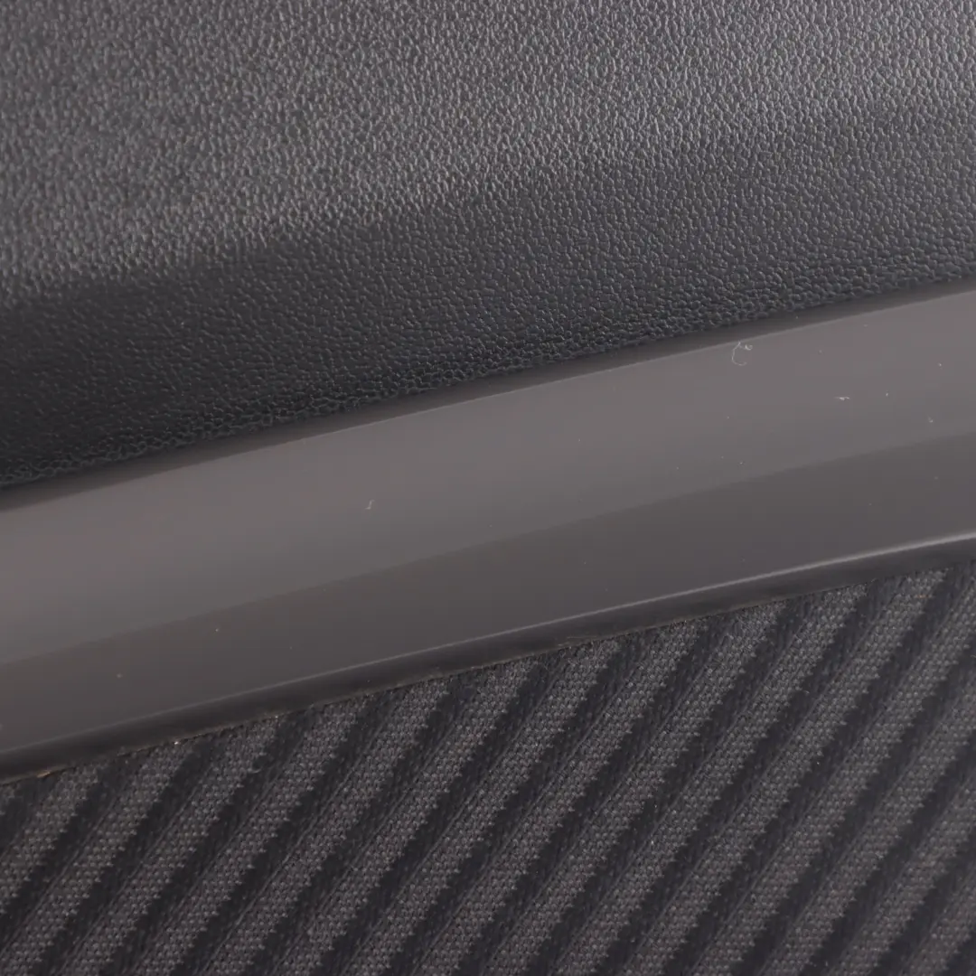 Door Card Trim Front Right O/S Lining Cloth Leather Carbon Black to Mini F54 LCI with Part number 7462998 Mini F54 LCI Door Card Trim Front Right O/S Lining Cloth Leather Carbon Black - SKU 7462998 - Part number 7462998