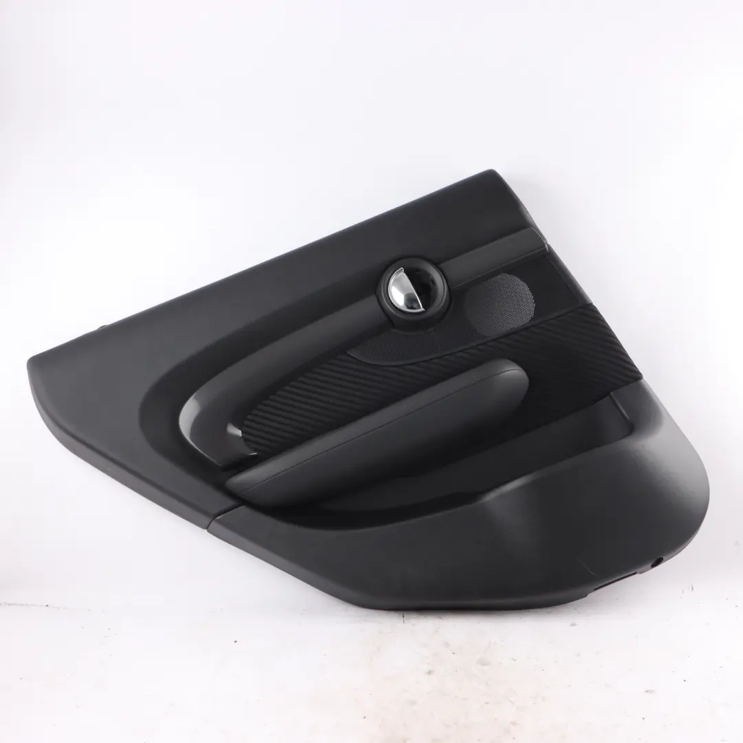 Door Card Trim Rear Left N/S Lining Cloth Leather Carbon Black to Mini F54 LCI with Part number 7463391 Mini F54 LCI Door Card Trim Rear Left N/S Lining Cloth Leather Carbon Black - SKU 7463391 - Part number 7463391