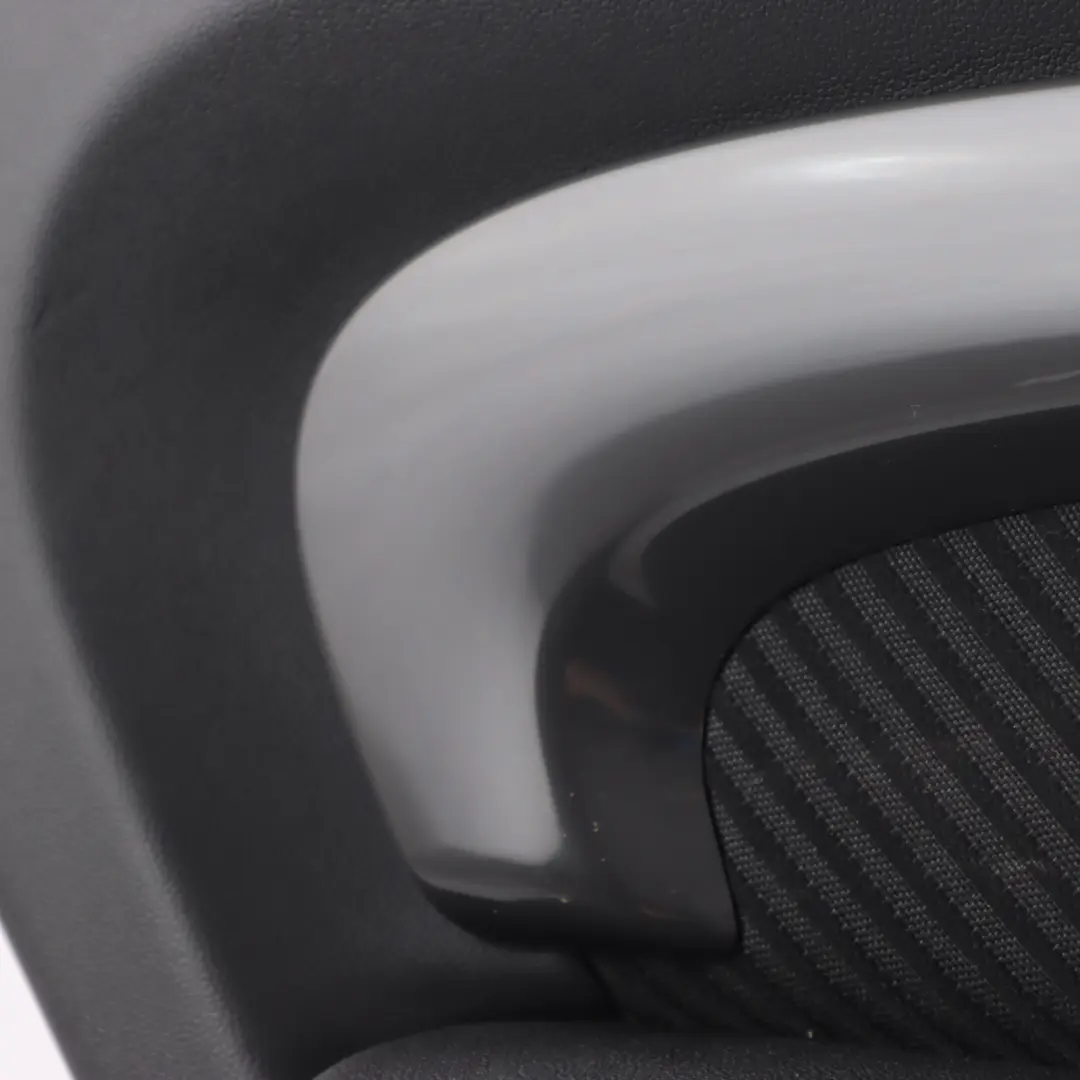 Door Card Trim Rear Left N/S Lining Cloth Leather Carbon Black to Mini F54 LCI with Part number 7463391 Mini F54 LCI Door Card Trim Rear Left N/S Lining Cloth Leather Carbon Black - SKU 7463391 - Part number 7463391