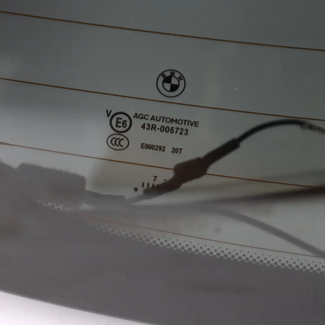 Window BMW F45 Active Tourer Trunk Lid Tailgate Window Glass Tinted AS3 to Rear with Part number 7466414 Rear Window BMW F45 Active Tourer Trunk Lid Tailgate Window Glass Tinted AS3 - SKU 7466414 - Part number 7466414
