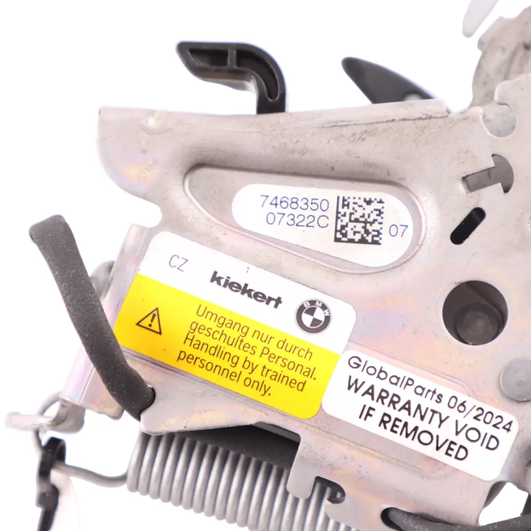 Hood Lock BMW F40 F44 G20 G21 Active Pedestrian Safety Bonnet Lock Right O/S to with Part number 7468350 Hood Lock BMW F40 F44 G20 G21 Active Pedestrian Safety Bonnet Lock Right O/S - SKU 7468350 - Part number 7468350