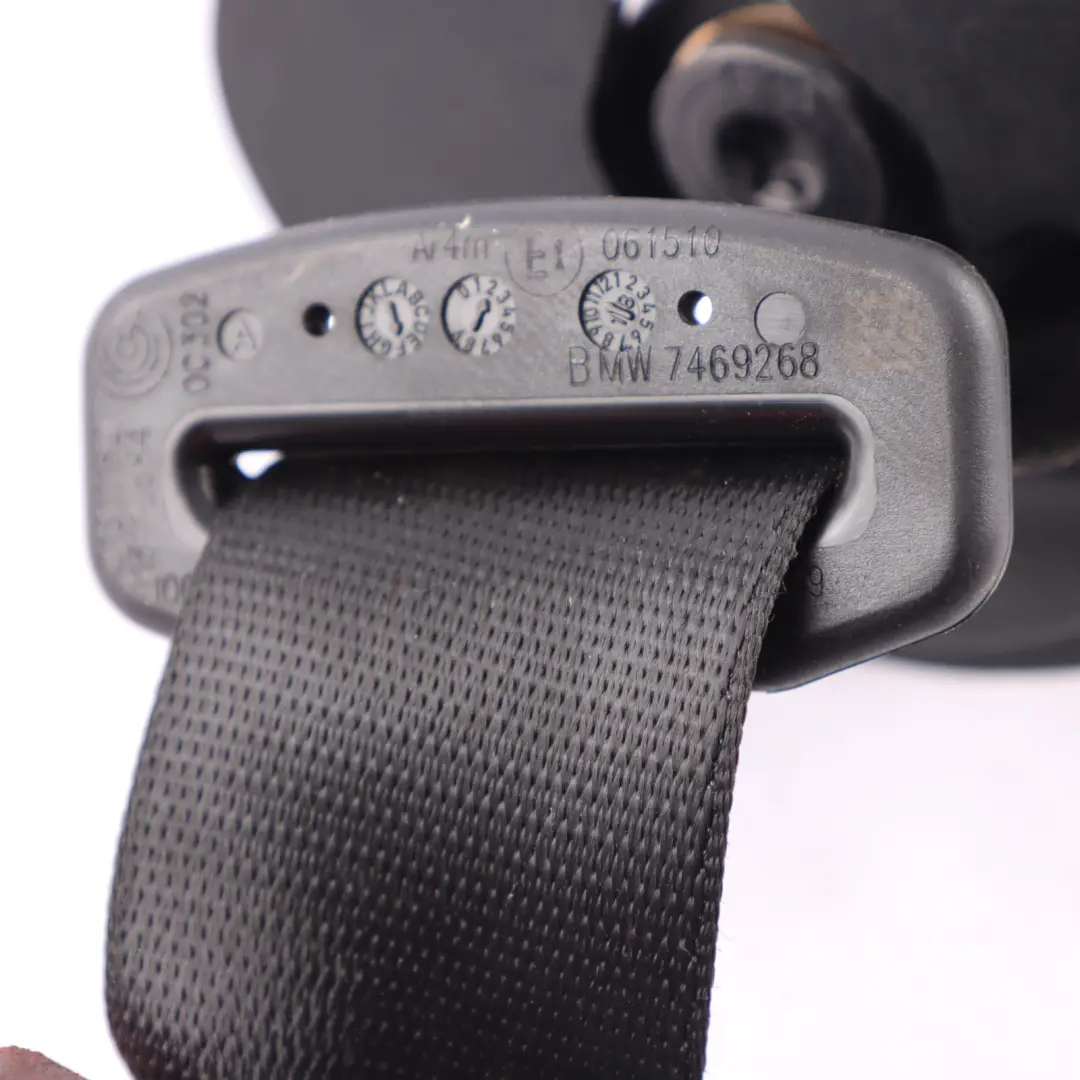 Belt Rear Upper Safety Belt to BMW F46 LCI Seat with Part number 7469268 BMW F46 LCI Seat Belt Rear Upper Safety Belt - SKU 7469268 - Part number 7469268