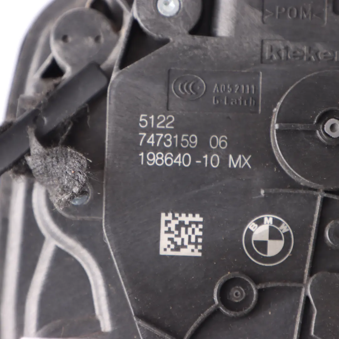 Serrure Porte BMW X3 G01 X4 G02 Arrière Gauche Mécanisme loquet pour à propos du numéro de pièce 7473159 Serrure Porte BMW X3 G01 X4 G02 Arrière Gauche Mécanisme loquet - SKU 7473159 - Numéro de pièce 7473159