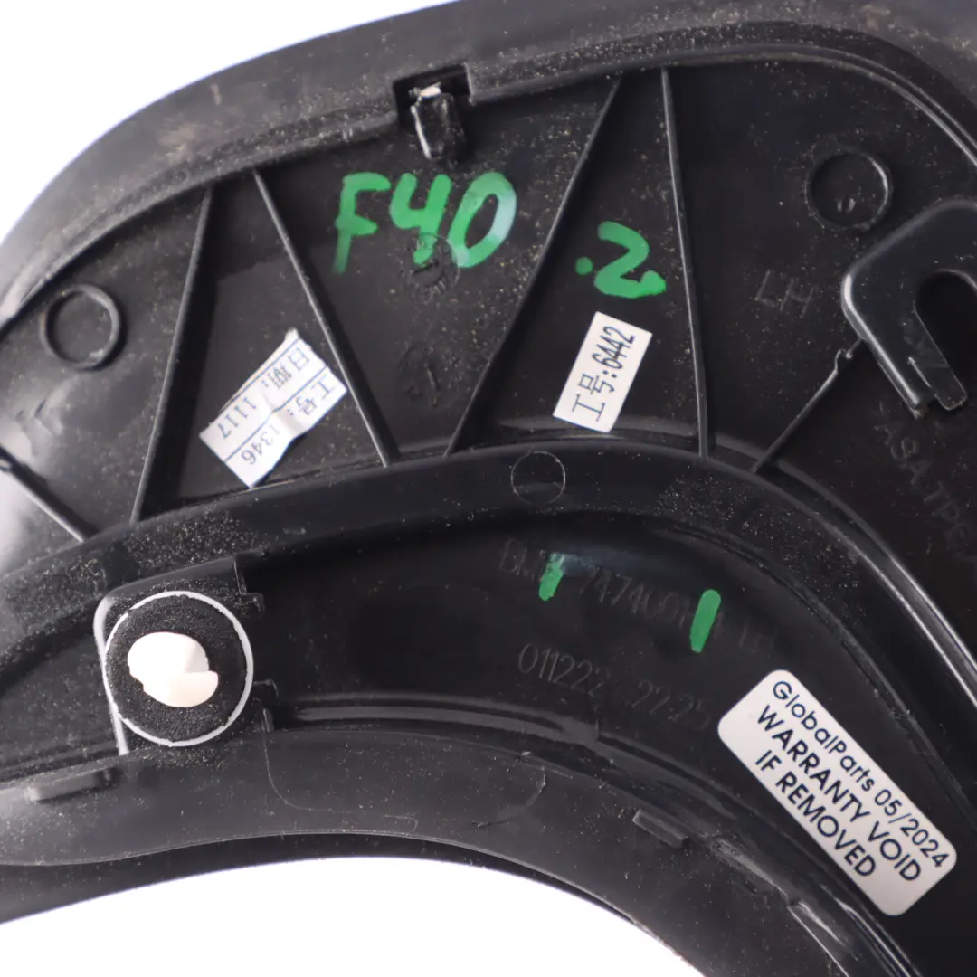  Tapa Columna C BMW F40 Shadow Line Trasera Izquierda Embellecedor Negro Brillo - SKU 7474001 - Número de pieza 7474001