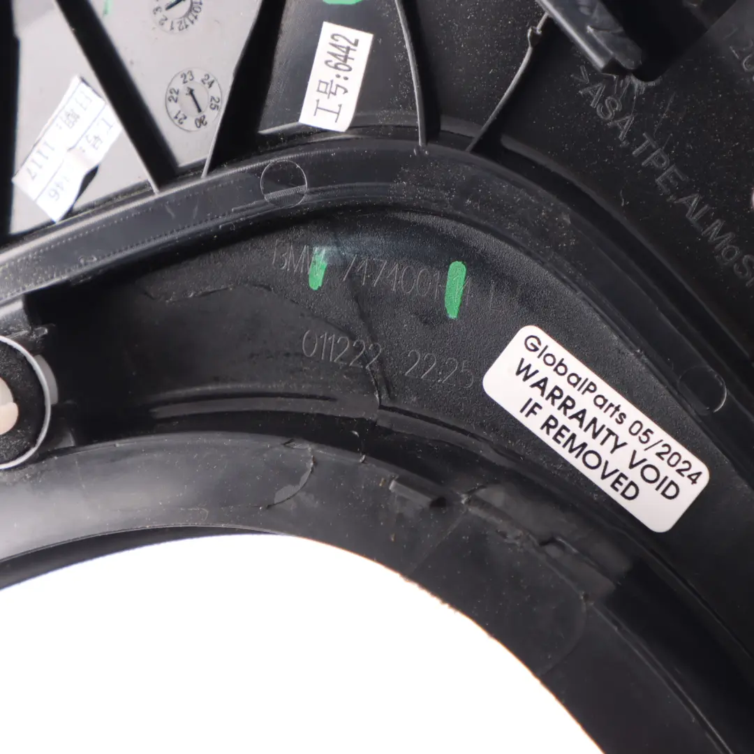  Tapa Columna C BMW F40 Shadow Line Trasera Izquierda Embellecedor Negro Brillo - SKU 7474001 - Número de pieza 7474001