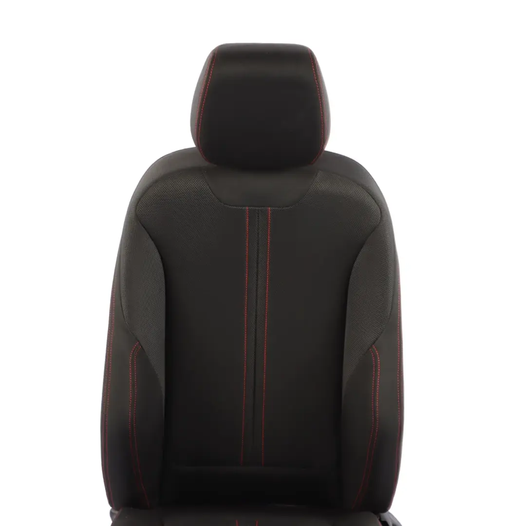 BMW F20 LCI Siège Avant Sport Gauche Tissu Intérieur Anthracite Rouge - SKU 7475405-2 - Numéro de pièce 7475405