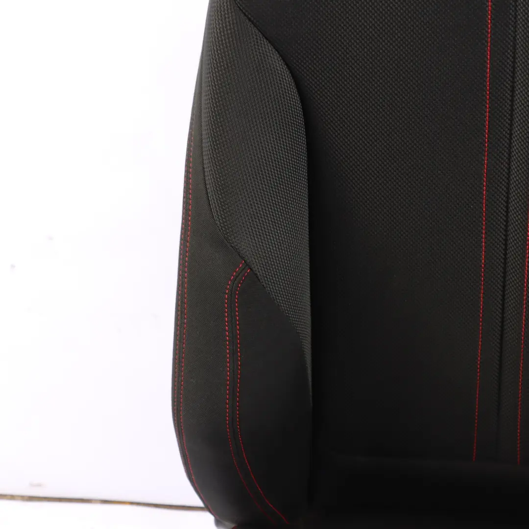 Siège Avant Sport Gauche Tissu Intérieur Anthracite Rouge pour BMW F20 LCI à propos du numéro de pièce 7475405 BMW F20 LCI Siège Avant Sport Gauche Tissu Intérieur Anthracite Rouge - SKU 7475405-2 - Numéro de pièce 7475405
