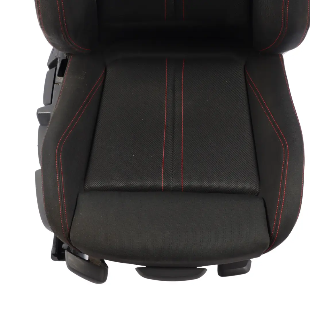BMW F20 LCI Front Seat Sport Right O/S Interior Cloth Fabric Anthracite Red - SKU 7475406-2 - Part number 7475406