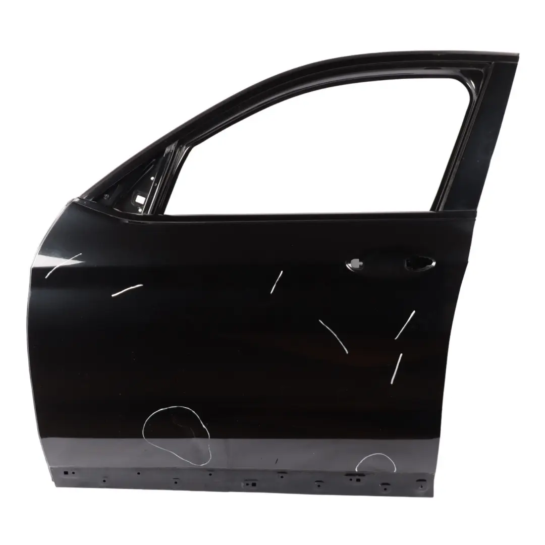 Front Left Door N/S Black Sapphire Metallic - 475 to BMW X4 G02 F98 with Part number 7478339 BMW X4 G02 F98 Front Left Door N/S Black Sapphire Metallic - 475 - SKU 7478339-BS - Part number 7478339