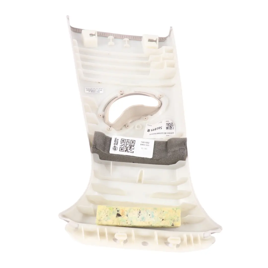 Column B Pillar Door Right O/S Finisher to BMW G20 Cover with Part number 7481682 BMW G20 Cover Column B Pillar Door Right O/S Finisher - SKU 7481682 - Part number 7481682