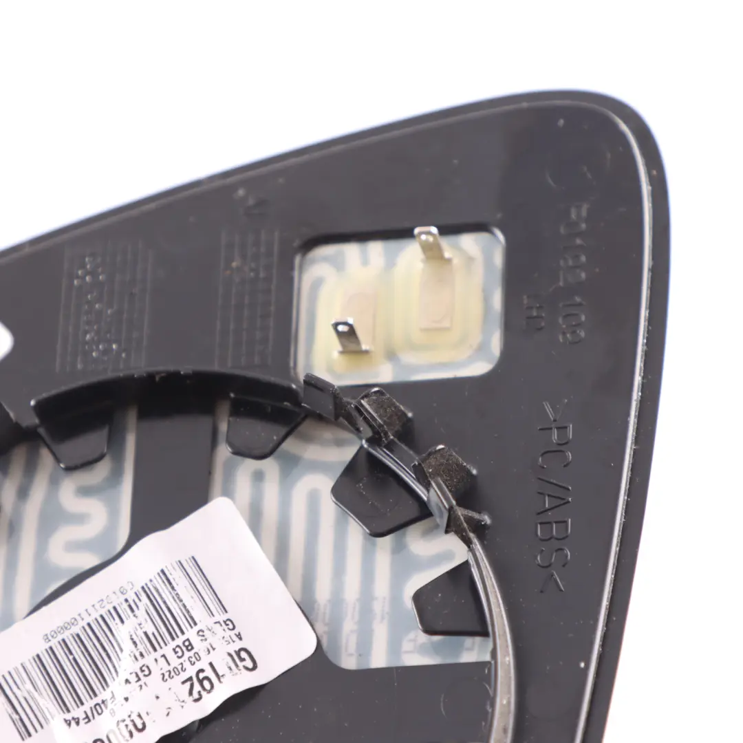 Wing Mirror Glass Insert BMW F40 F44 Mirror Glass Convex Left N/S Heated to with Part number 7482761 Wing Mirror Glass Insert BMW F40 F44 Mirror Glass Convex Left N/S Heated - SKU 7482761 - Part number 7482761