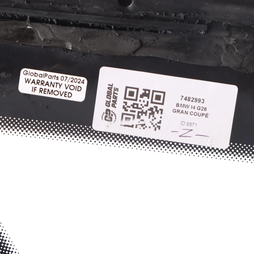 Side Window Quarter Rear Left N/S Glass Glazing AS2 to BMW G26 with Part number 7482993 BMW G26 Side Window Quarter Rear Left N/S Glass Glazing AS2 - SKU 7482993 - Part number 7482993