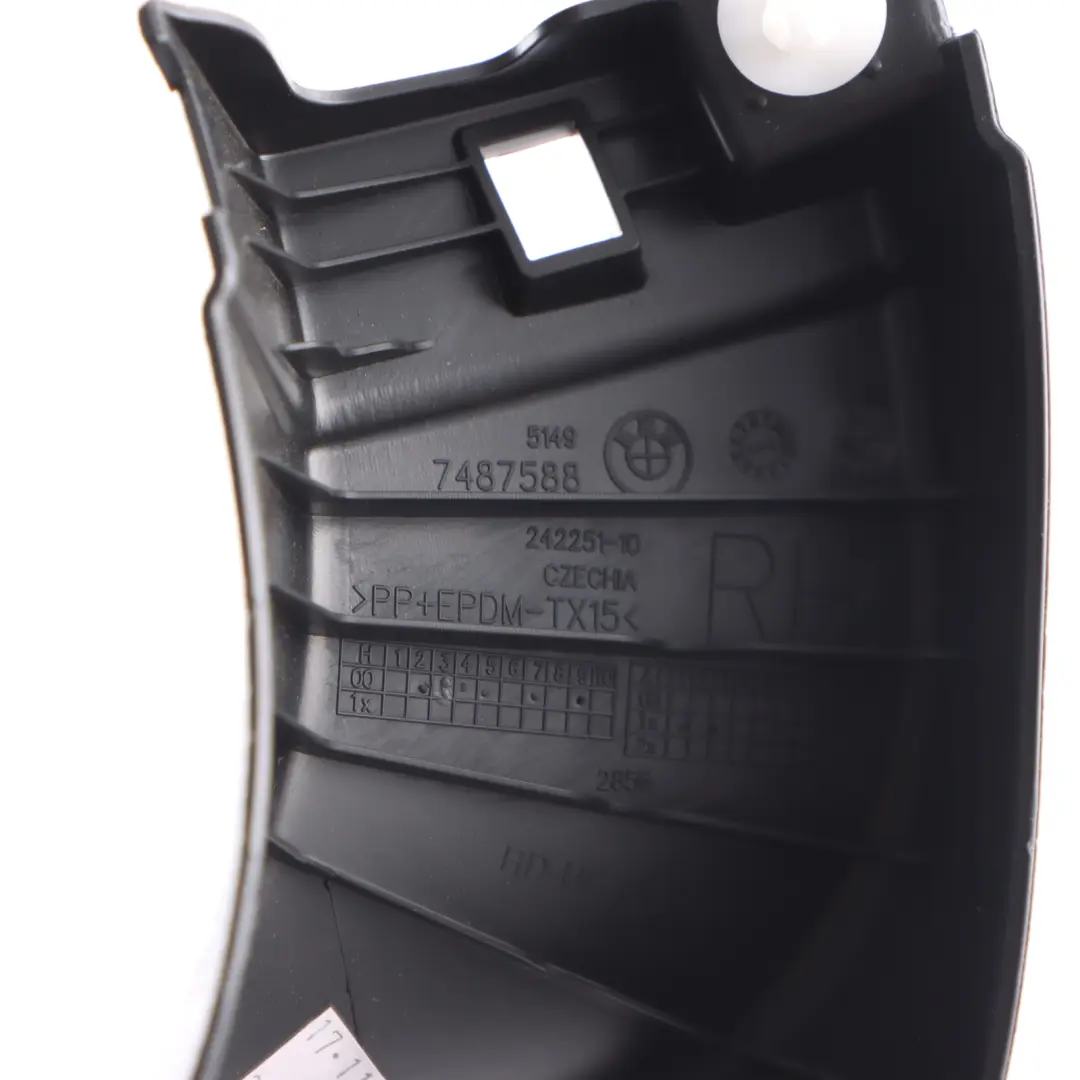 Boot Tailgate Trunk Lid Cover Panel Trim Black Right O/S to BMW G26 with Part number 7487588 BMW G26 Boot Tailgate Trunk Lid Cover Panel Trim Black Right O/S - SKU 7487588 - Part number 7487588