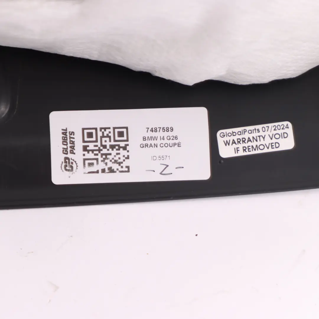 Trunk Lid Inner Boot Trim Panel Cover Black to BMW 4 i4 G26 with Part number 7487589 BMW 4 i4 G26 Trunk Lid Inner Boot Trim Panel Cover Black - SKU 7487589 - Part number 7487589