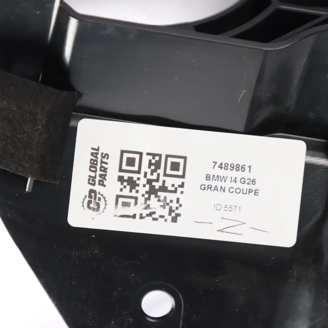 Trunk Boot Panel Trim Front Left N/S Cover Bracket 7489862 to BMW G26 with Part number 7489861 BMW G26 Trunk Boot Panel Trim Front Left N/S Cover Bracket 7489862 - SKU 7489861 - Part number 7489861