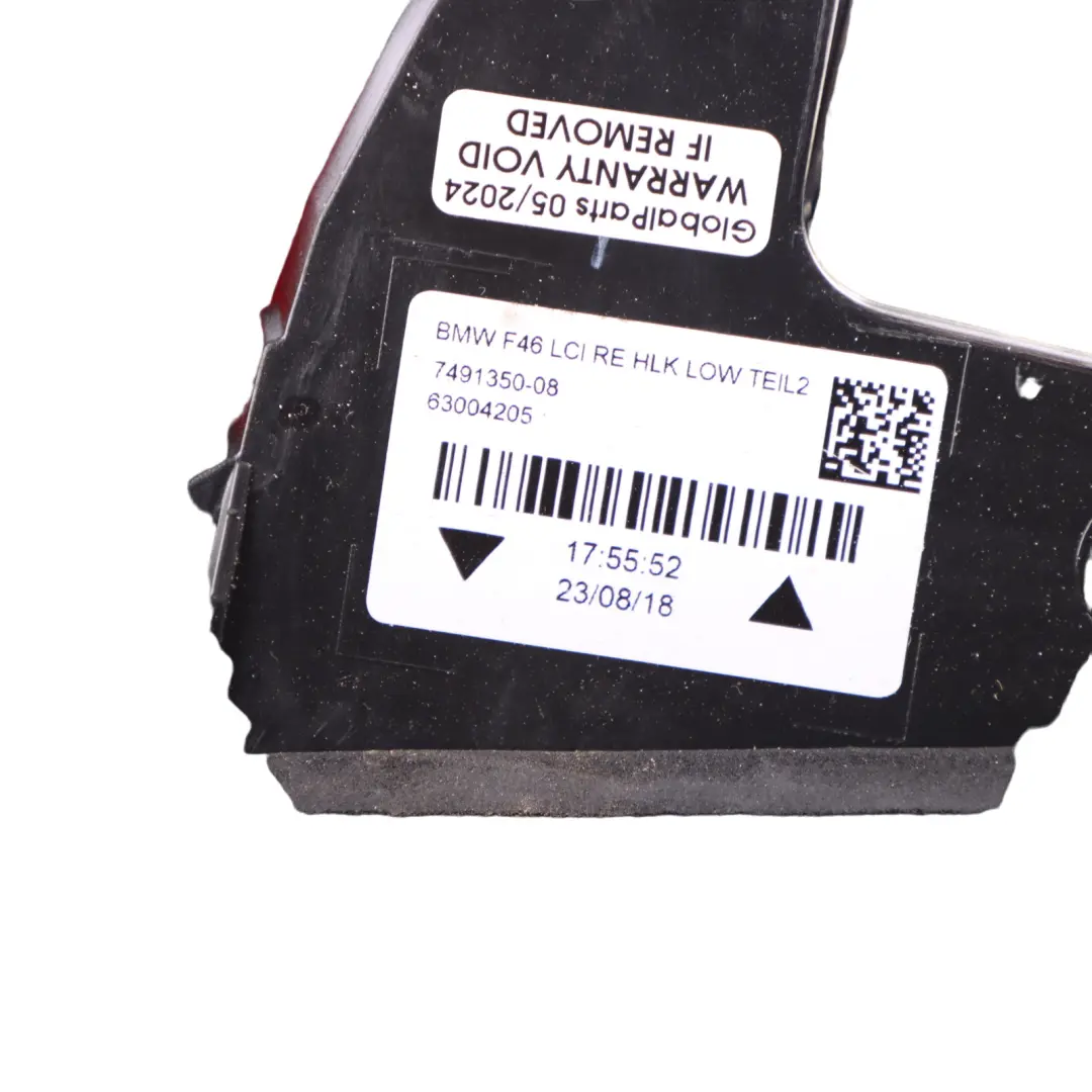Taillight BMW F46 LCI Trunk Lid Lamp Right O/S Rear Light to with Part number 7491350 Taillight BMW F46 LCI Trunk Lid Lamp Right O/S Rear Light - SKU 7491350 - Part number 7491350