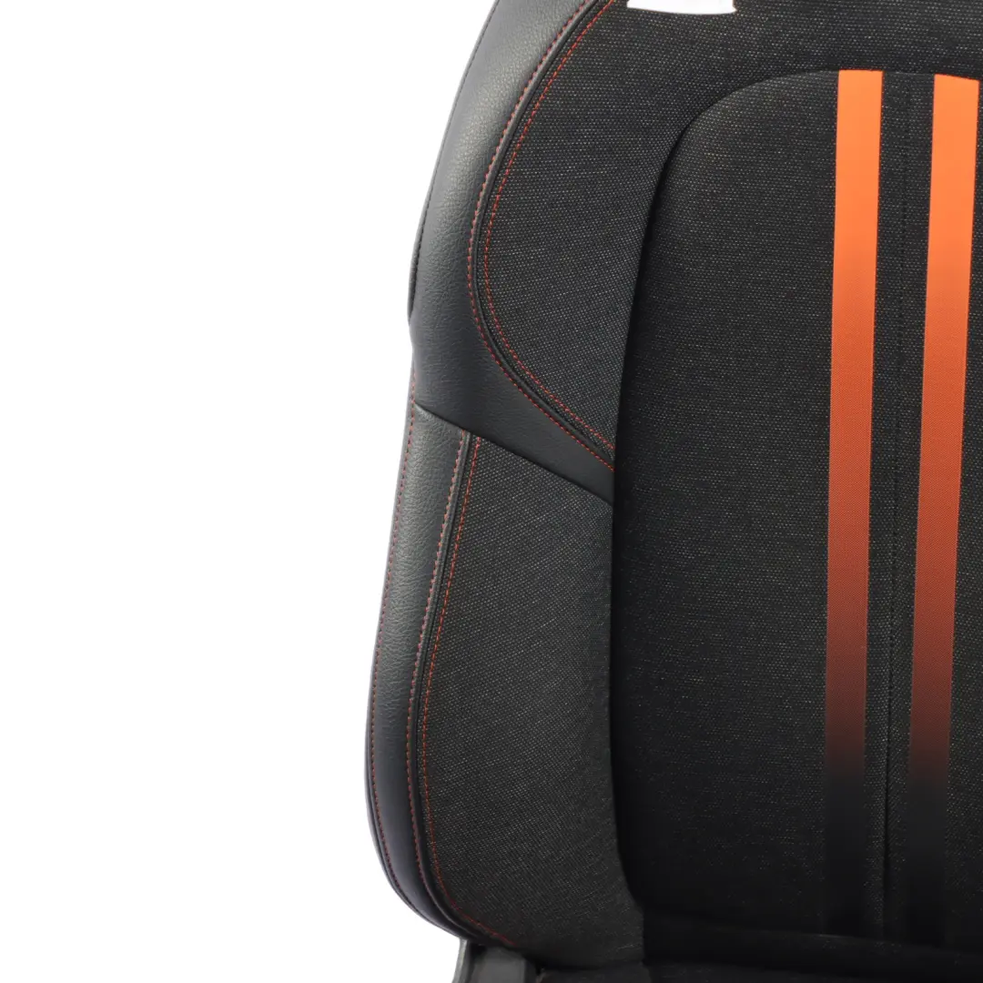 Front Seat Sport Right O/S Fabric Leather Sensatec Black Orange to BMW F46 LCI with Part number 7496342 BMW F46 LCI Front Seat Sport Right O/S Fabric Leather Sensatec Black Orange - SKU 7496342 - Part number 7496342