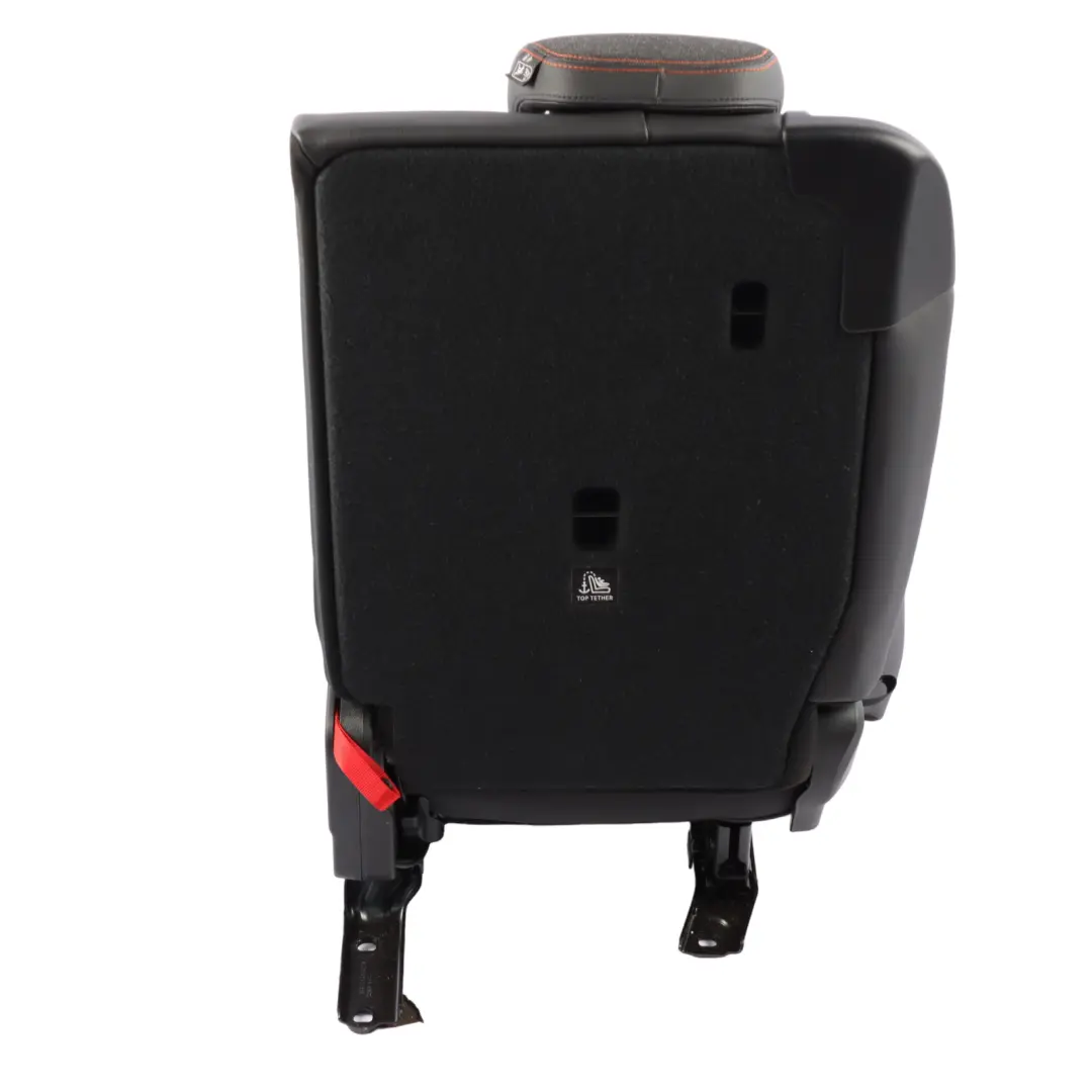 BMW F46 LCI Rear Seat Backrest Right O/S Sensatec Fabric Leather Black Orange - SKU 7496400 - Part number 7496400