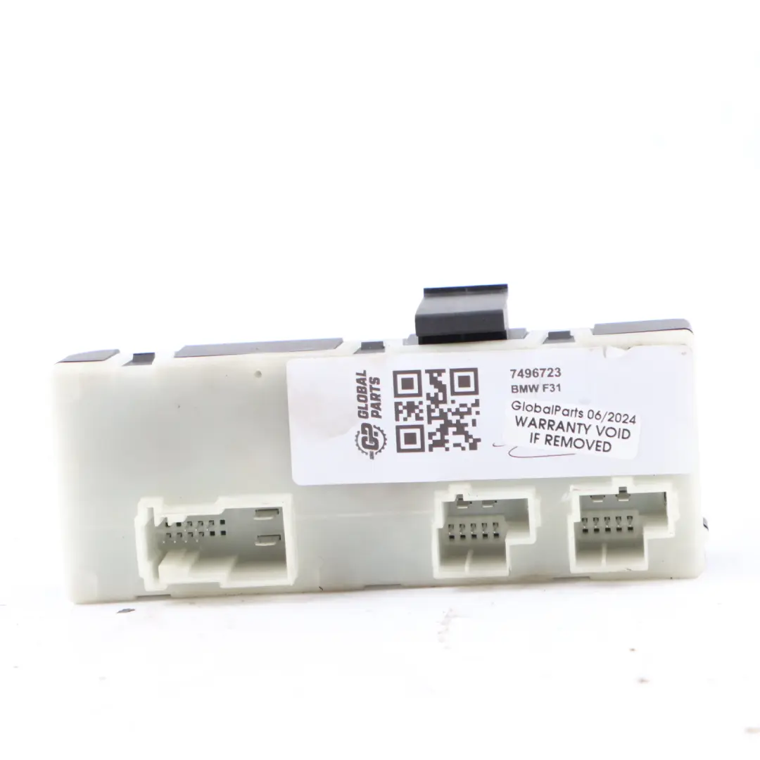 Lift Module BMW F31 F36 Mini F60 Trunk Control Unit Rear ECU to Tailgate with Part number 7496723 Tailgate Lift Module BMW F31 F36 Mini F60 Trunk Control Unit Rear ECU - SKU 7496723 - Part number 7496723