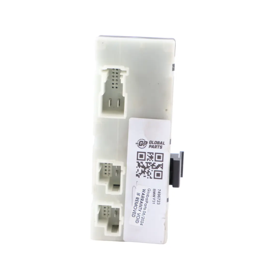 Lift Module BMW F31 F36 Mini F60 Trunk Control Unit Rear ECU to Tailgate with Part number 7496723 Tailgate Lift Module BMW F31 F36 Mini F60 Trunk Control Unit Rear ECU - SKU 7496723 - Part number 7496723