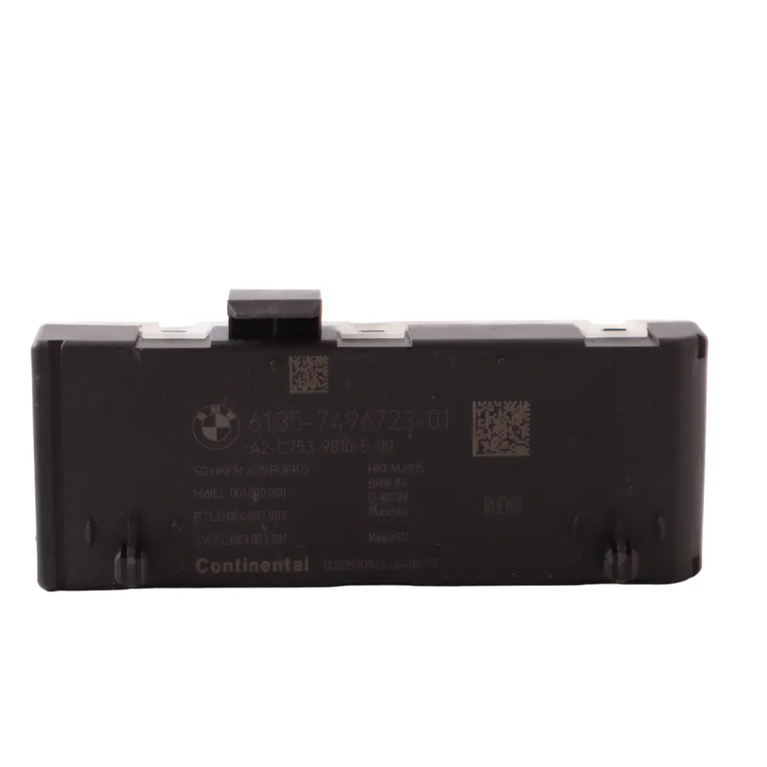 Lift Module BMW F31 F36 Mini F60 Trunk Control Unit Rear ECU to Tailgate with Part number 7496723 Tailgate Lift Module BMW F31 F36 Mini F60 Trunk Control Unit Rear ECU - SKU 7496723 - Part number 7496723