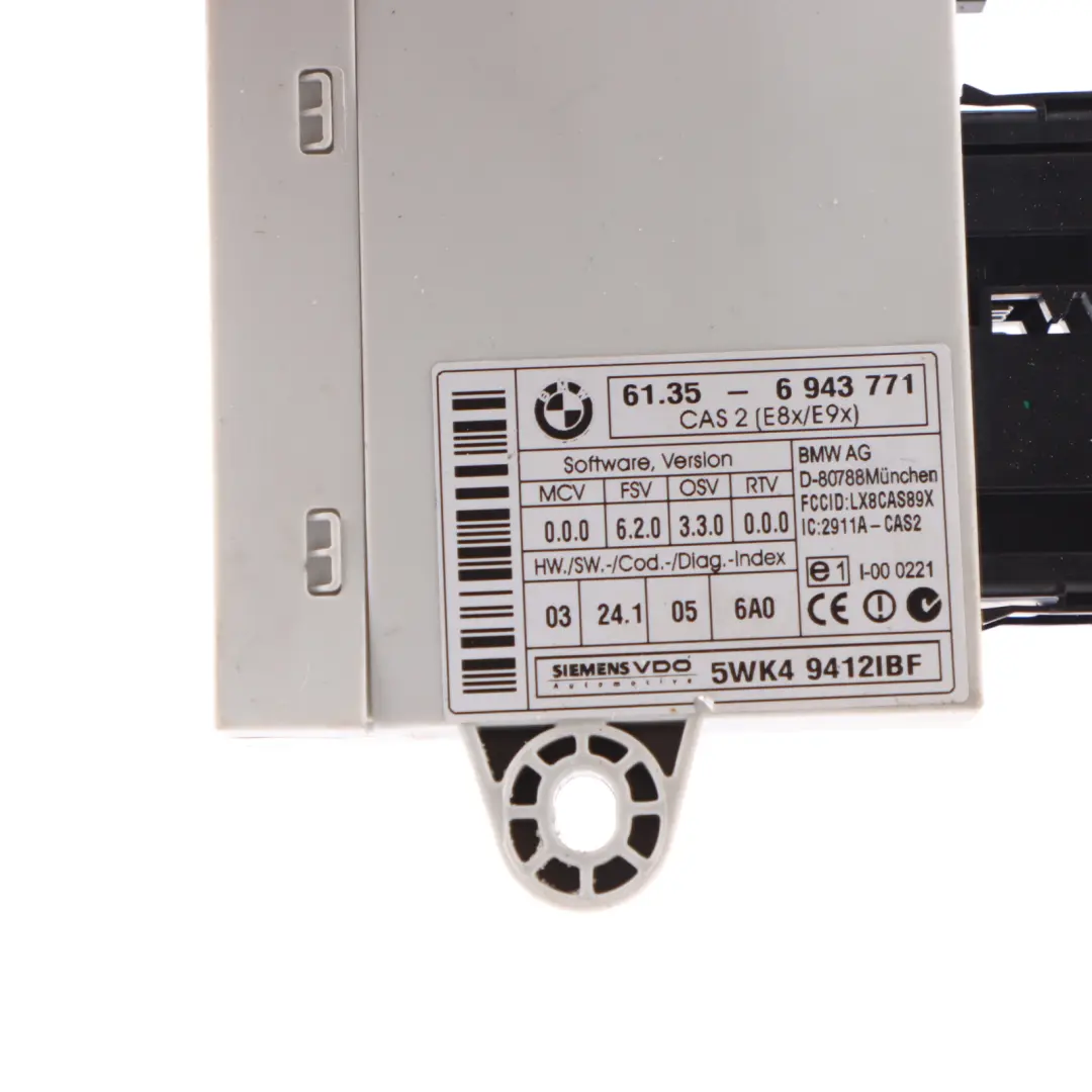 BMW E87 E90 118i 318i N46 129HP Engine Control Unit ECU Kit DME CAS2 Key - SKU 7552176-11 - Part number 7552176