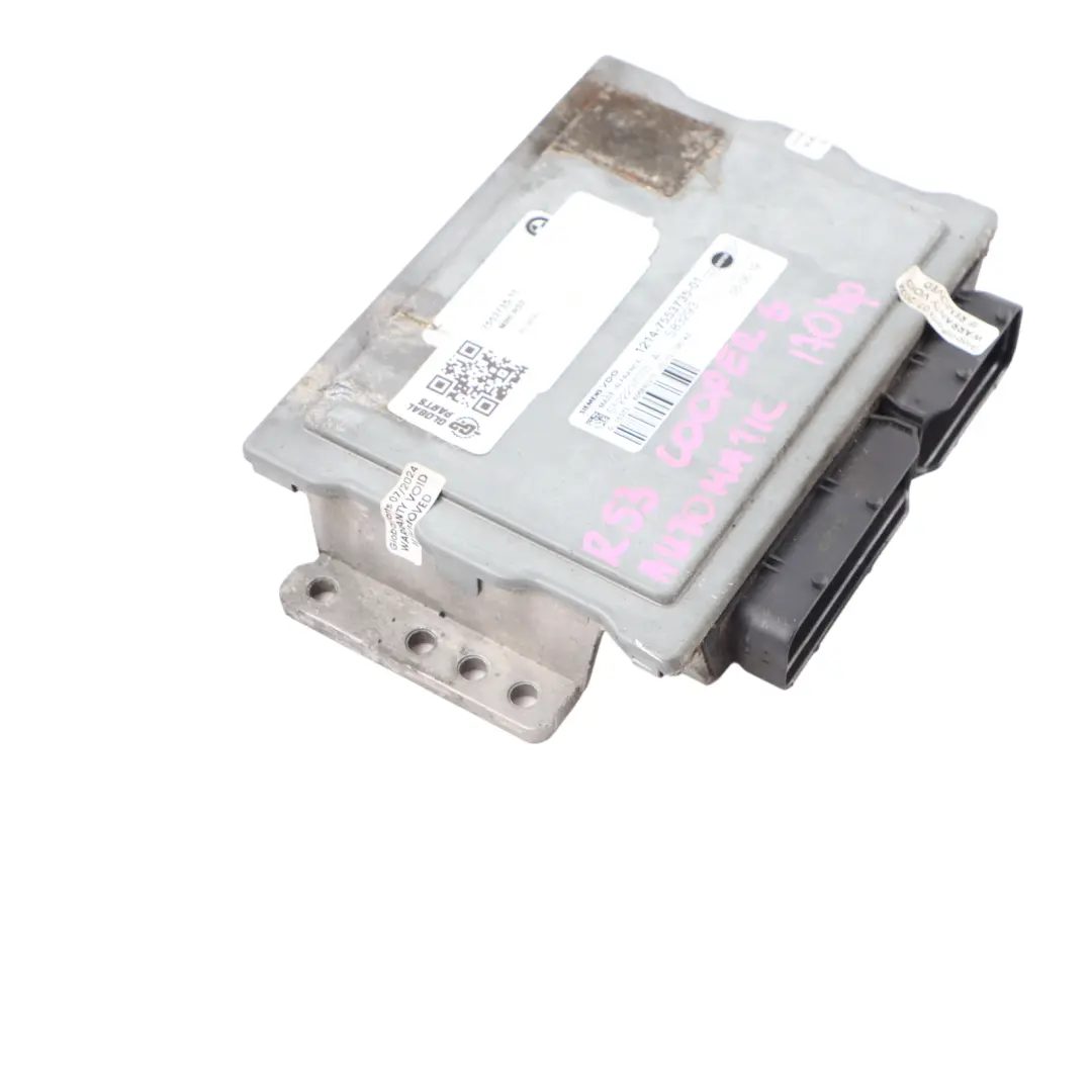 Mini Cooper S R53 W11 170HP Engine ECU Control Unit DME Automatic - SKU 7553735-11 - Part number 7553735