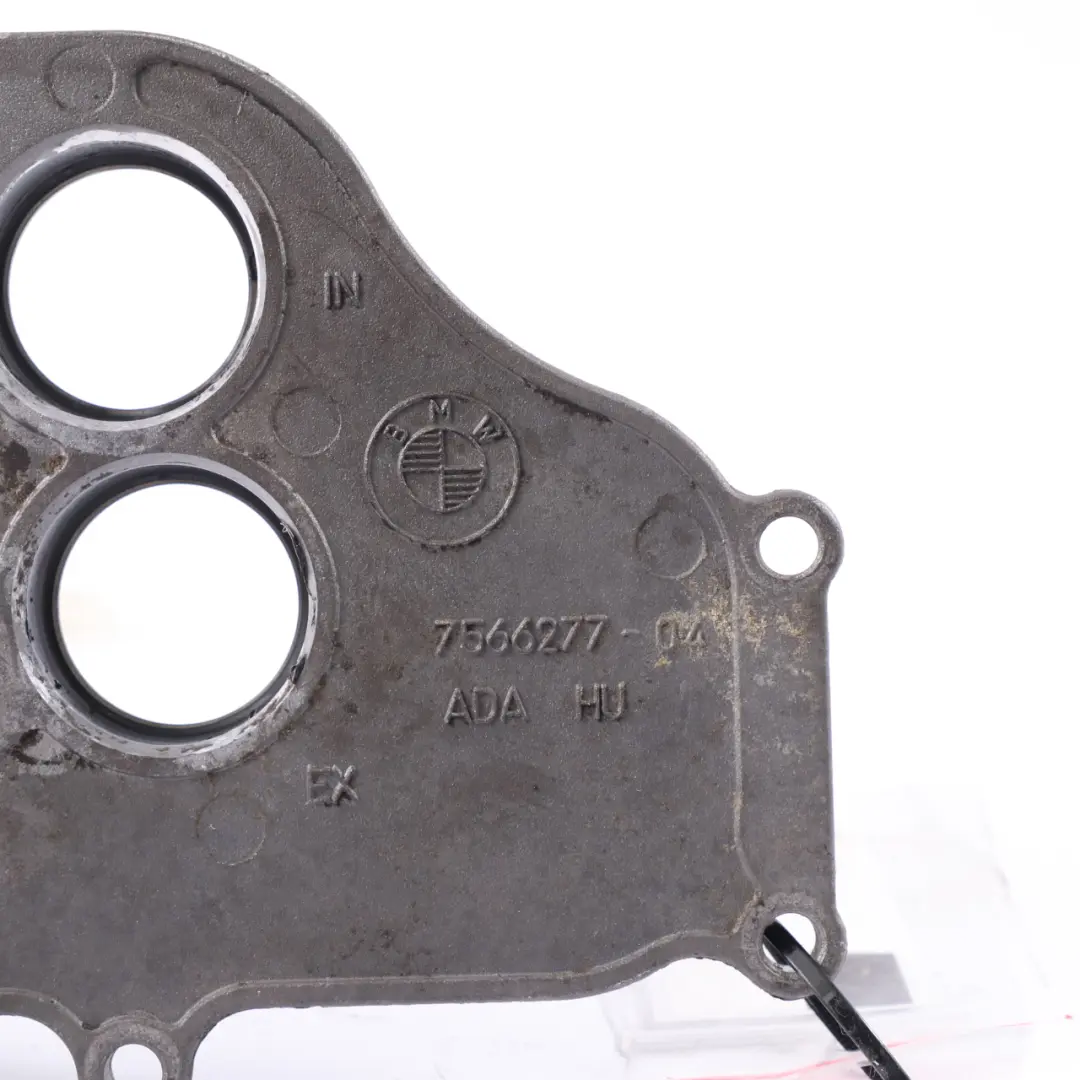  Motor Abdeckung BMW F13 Benziner N63 Zylinderkopf Frontplatte Zyl. 1-4 - SKU 7566277 - Teilenummer 7566277