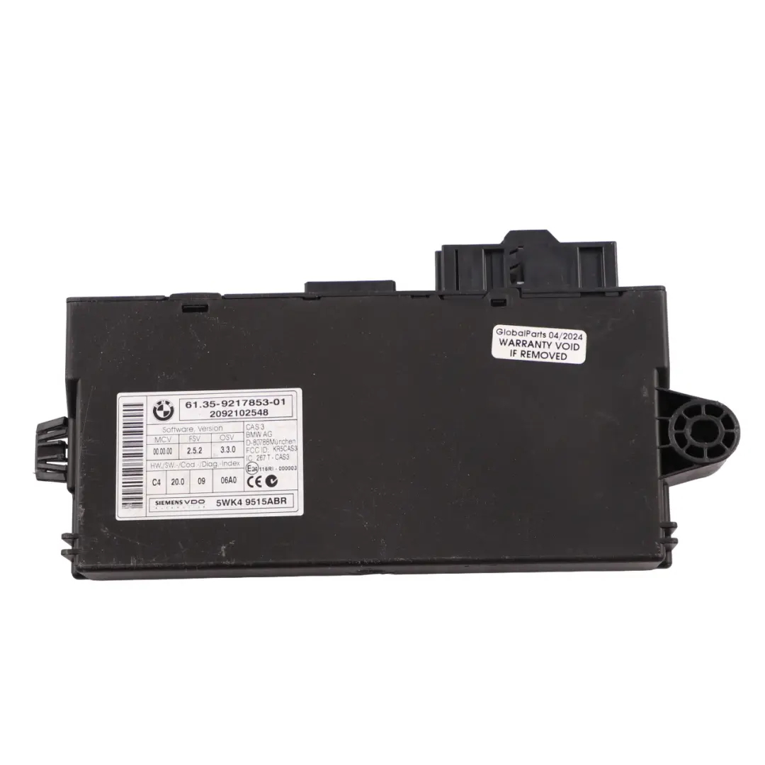 95HP Petrol ECU Control Unit Kit DME + CAS3 + Keys to Mini One R56 N12 1.4 with Part number 7589971 Mini One R56 N12 1.4 95HP Petrol ECU Control Unit Kit DME + CAS3 + Keys - SKU 7589971-19 - Part number 7589971