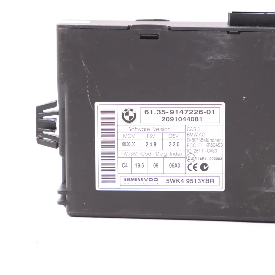 N43 116I 2.0 122HP Motor ECU Kit DME CAS3 Clave Manual para BMW E81 E87 LCI con número de pieza 7595179 BMW E81 E87 LCI N43 116I 2.0 122HP Motor ECU Kit DME CAS3 Clave Manual - SKU 7595179-13 - Número de pieza 7595179