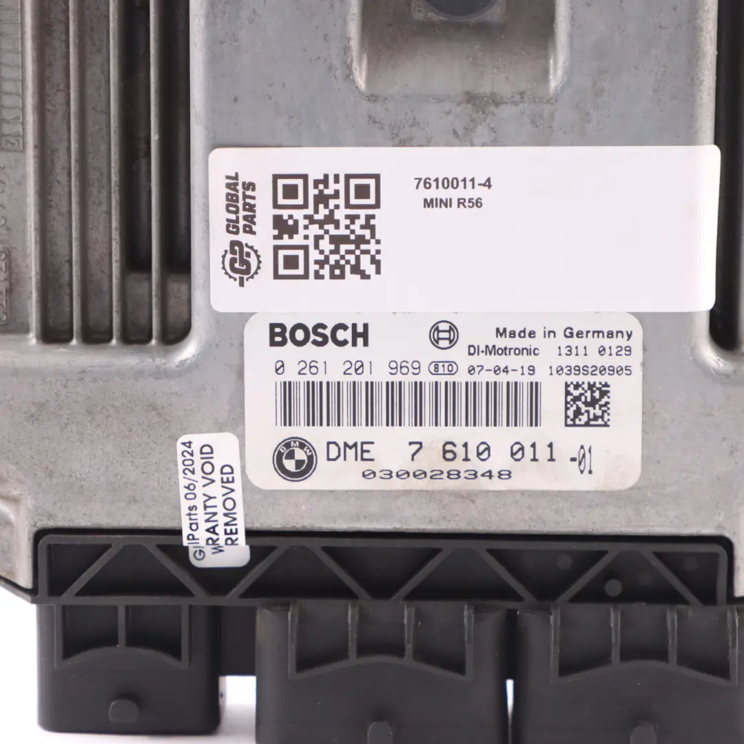 Mini Cooper S R56 N14 1.6 174HP ECU Kit DME CAS 3 + Key Automatic - SKU 7610011-4 - Part number 7610011