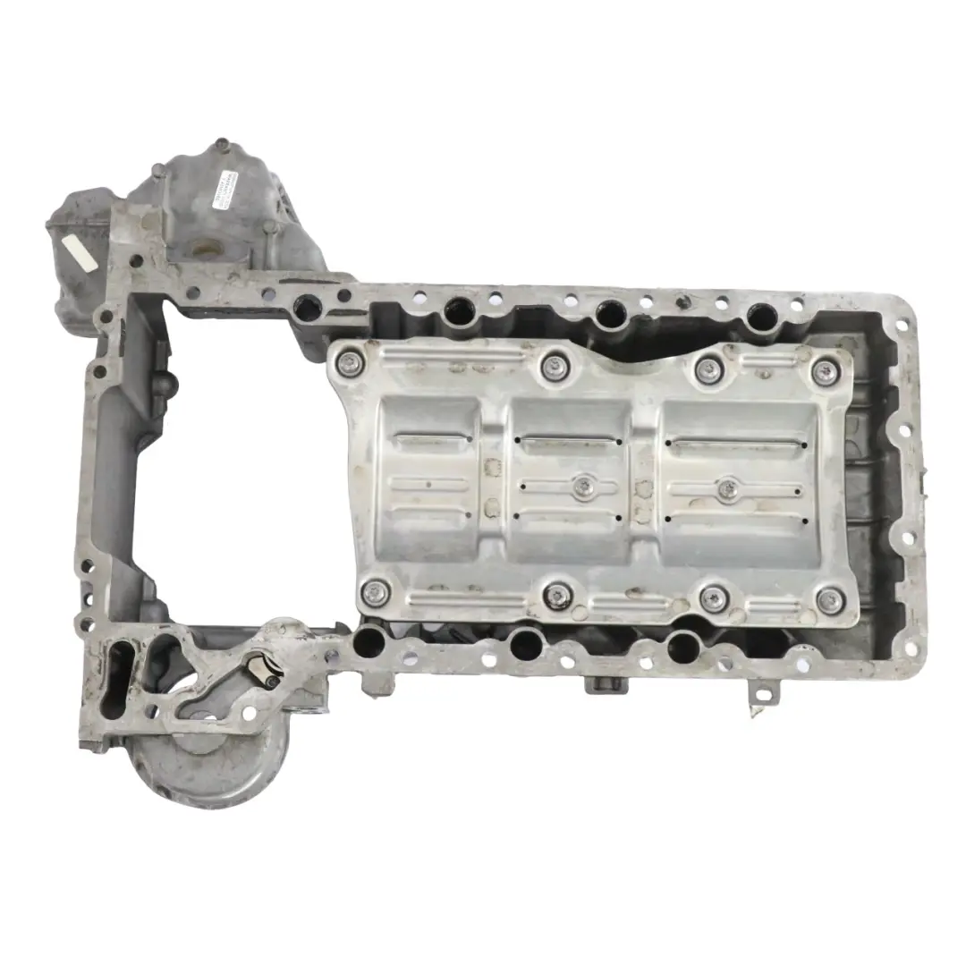 BMW F10 F11 F12 F13 550i N63 Petrol Engine Oil Sump Pan Upper Part - SKU 7621070 - Part number 7621070