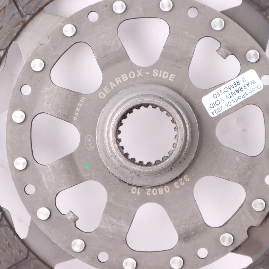 Mass BMW F20 F21 F30 114d 116d Diesel Petrol B37 N13 Clutch Plate Disc to Dual Twin with Part number 7625147 Dual Twin Mass BMW F20 F21 F30 114d 116d Diesel Petrol B37 N13 Clutch Plate Disc - SKU 7625147-1 - Part number 7625147